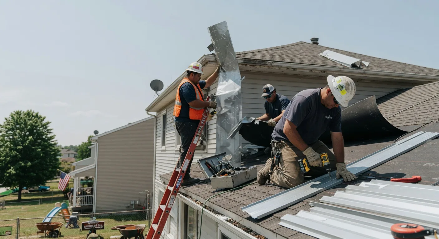 Storm Damage Metal Roof Repair in Grand Gorge, NY